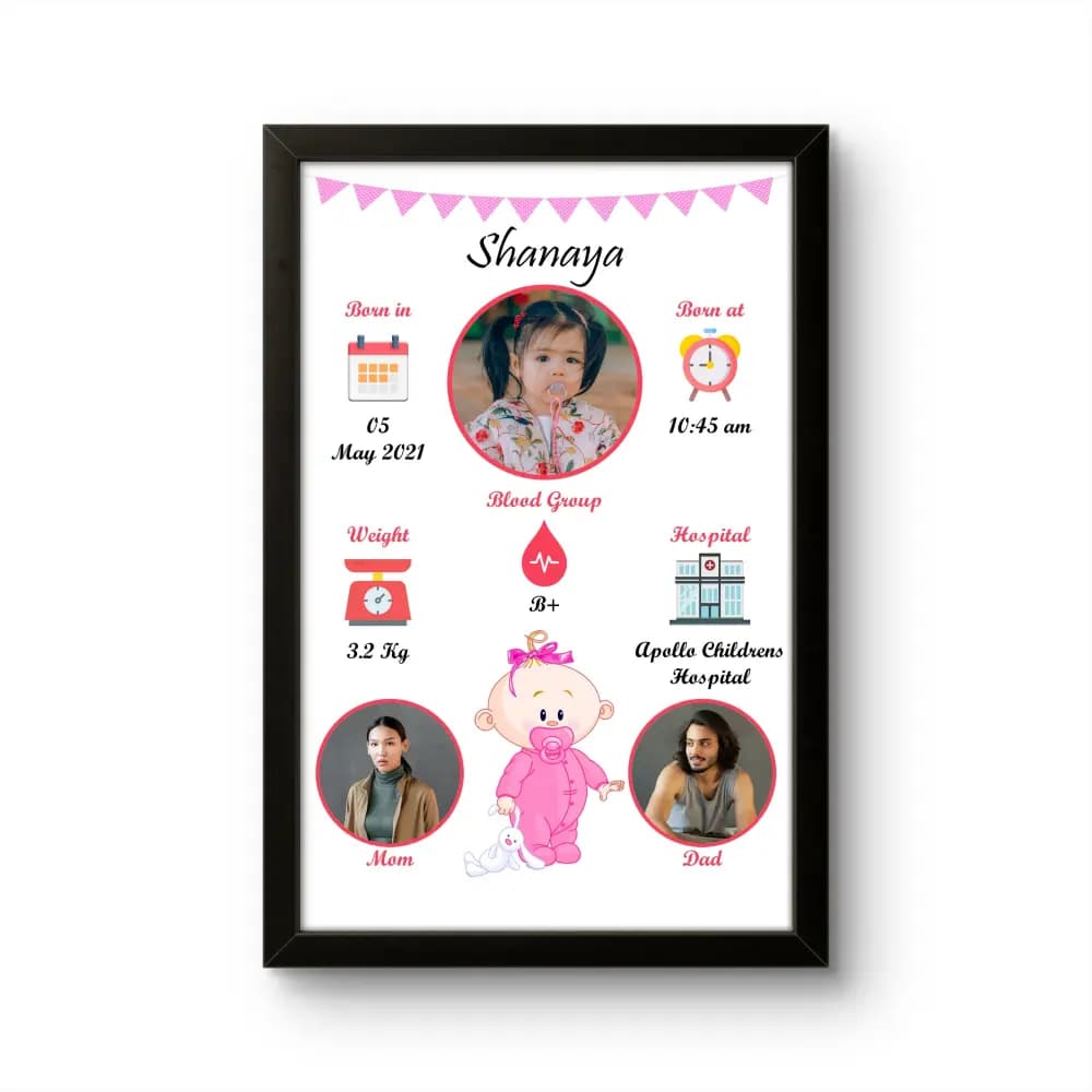 Customized Baby Photo Frame product image