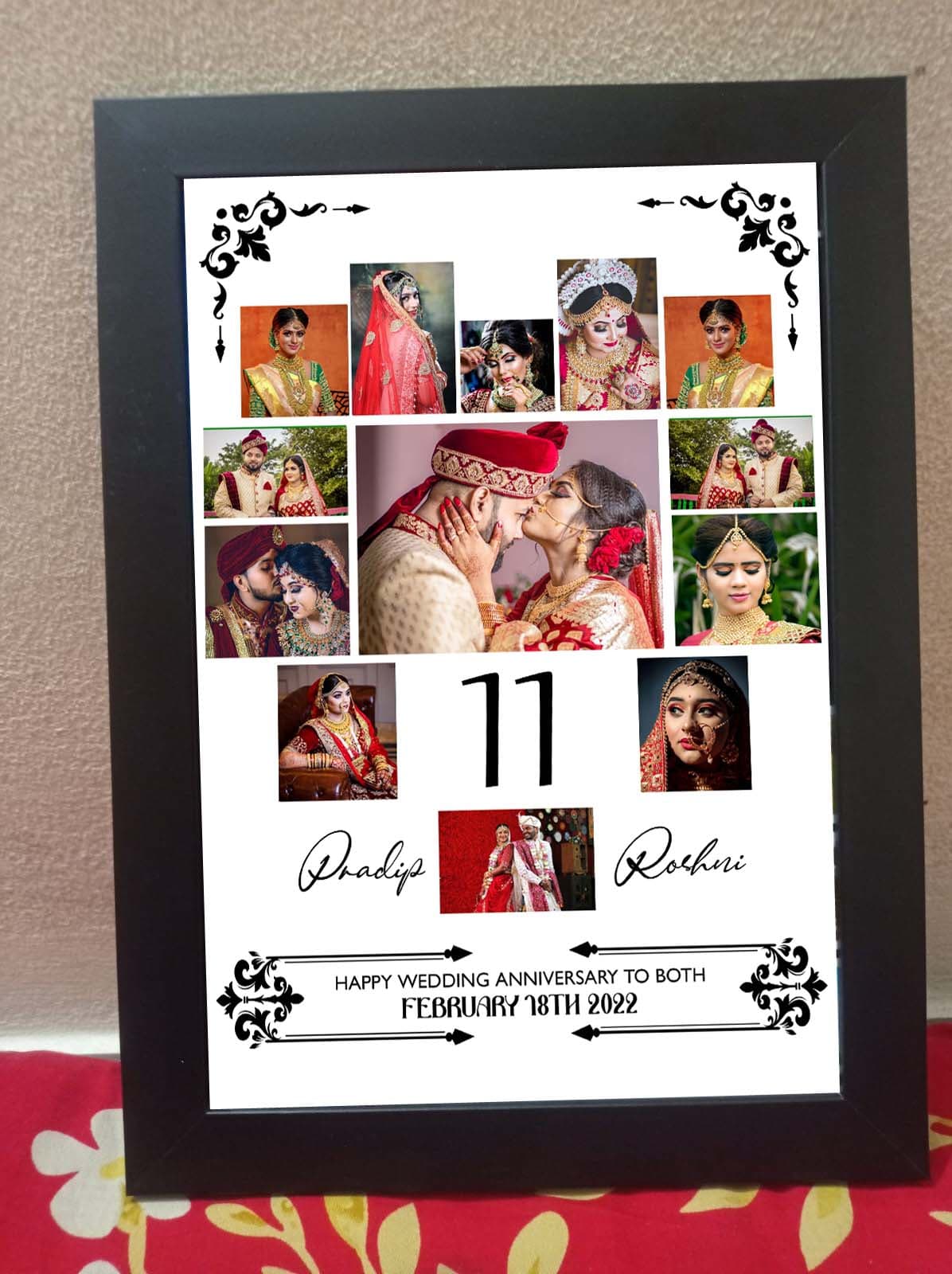 Customized Anniversary Collage Photo Frame product image
