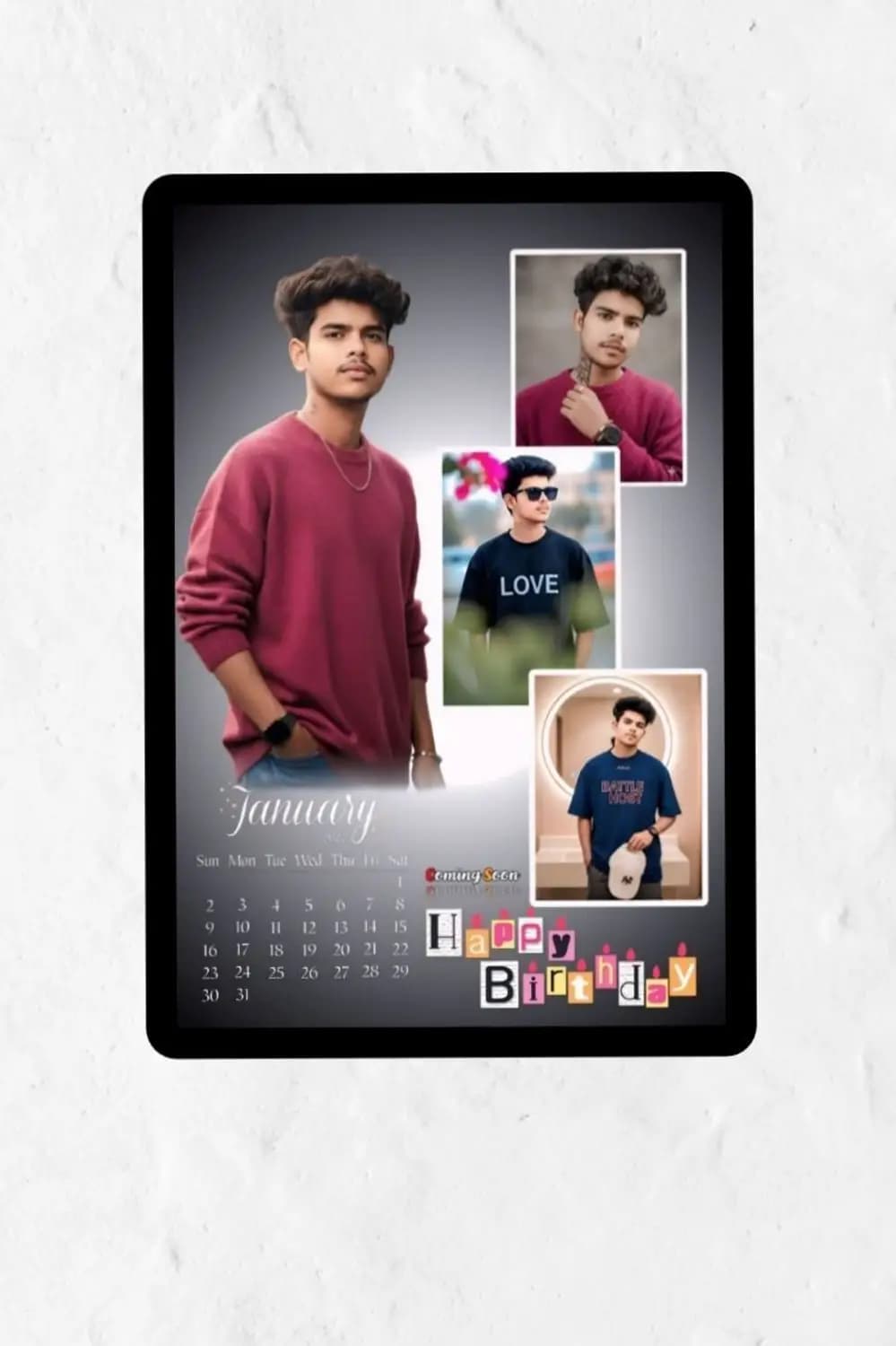 Customized Birthday Photo Frame product image