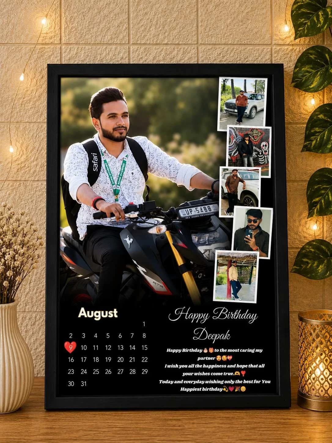 Customized Birthday Photo Frame product image
