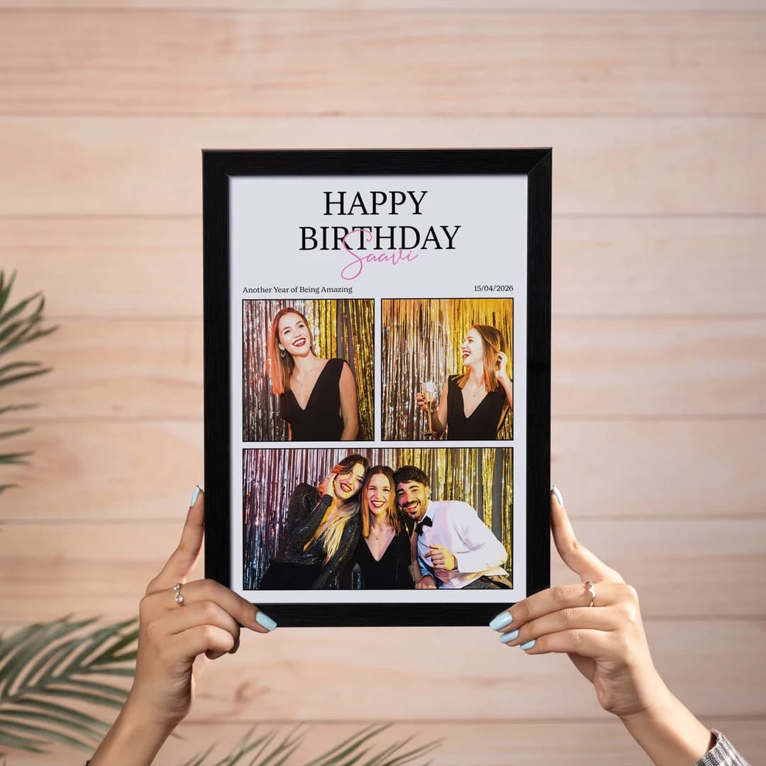 Customized Birthday Photo Frame product image