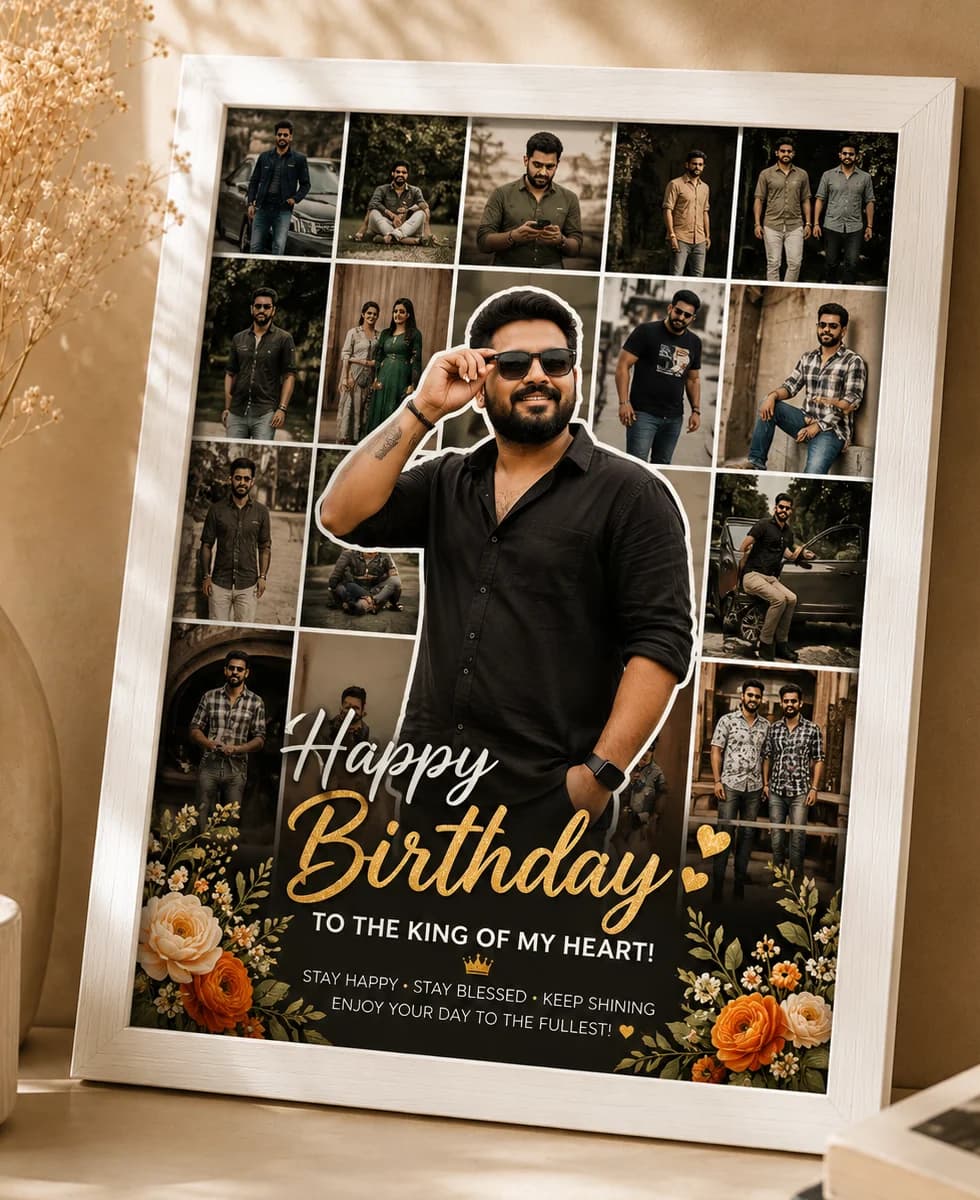 Customized Birthday Photo Frame product image