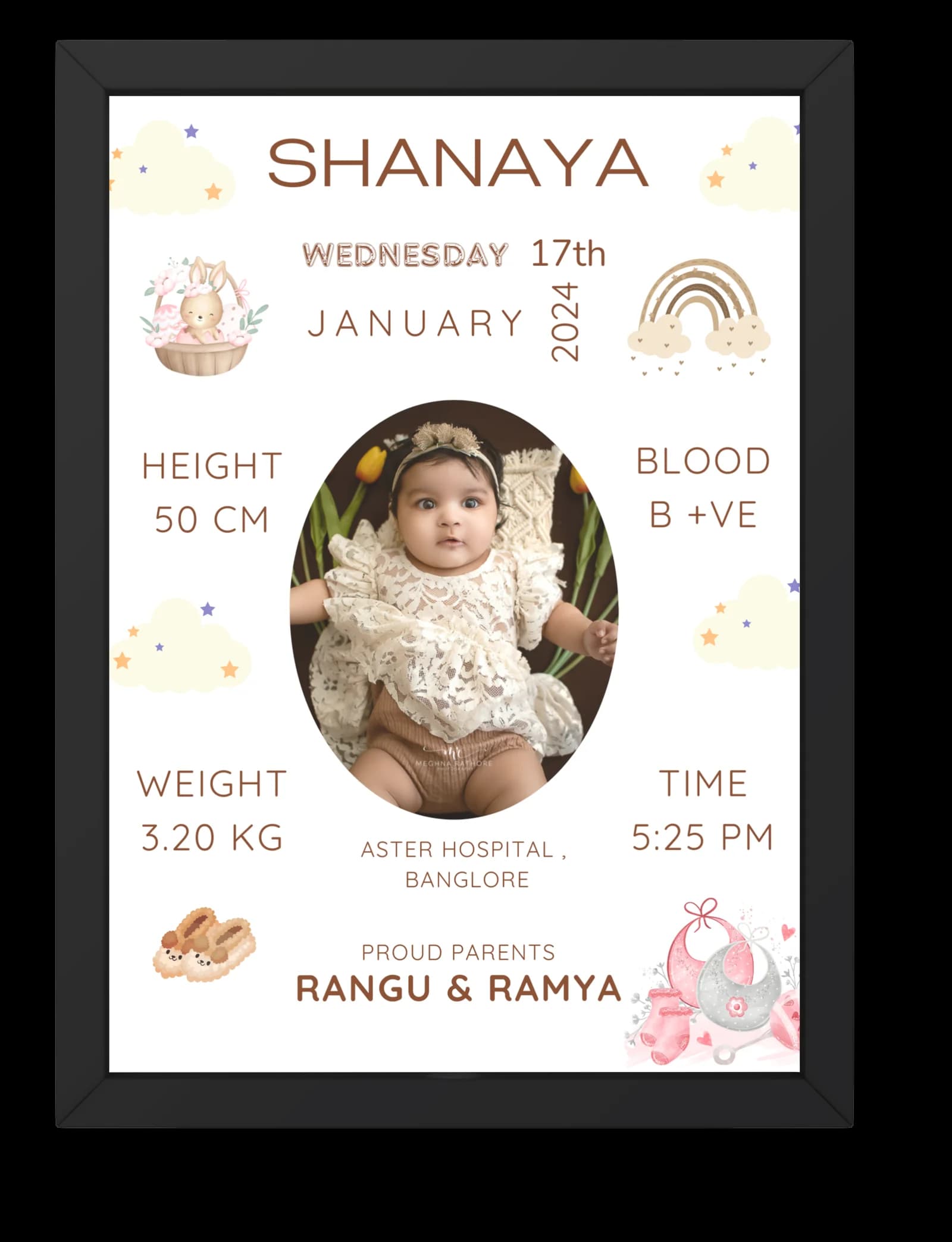 Customized Baby Photo Frame product image