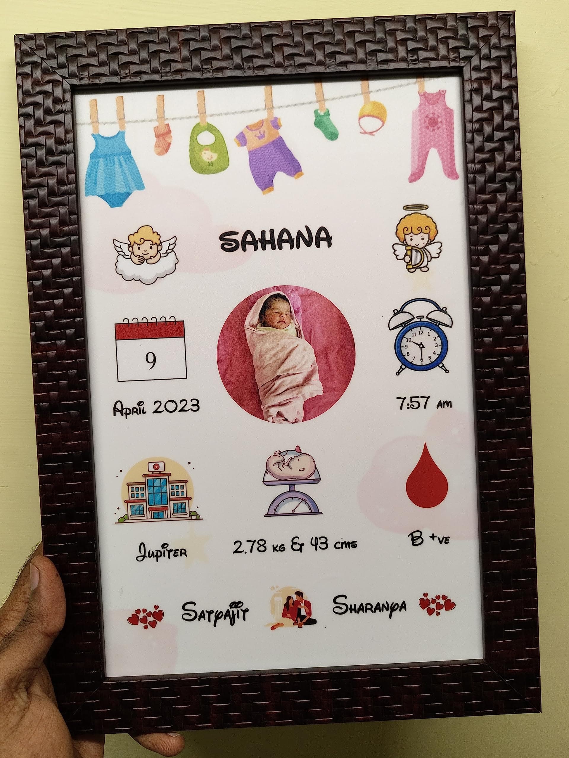 Customized Baby Photo Frame product image