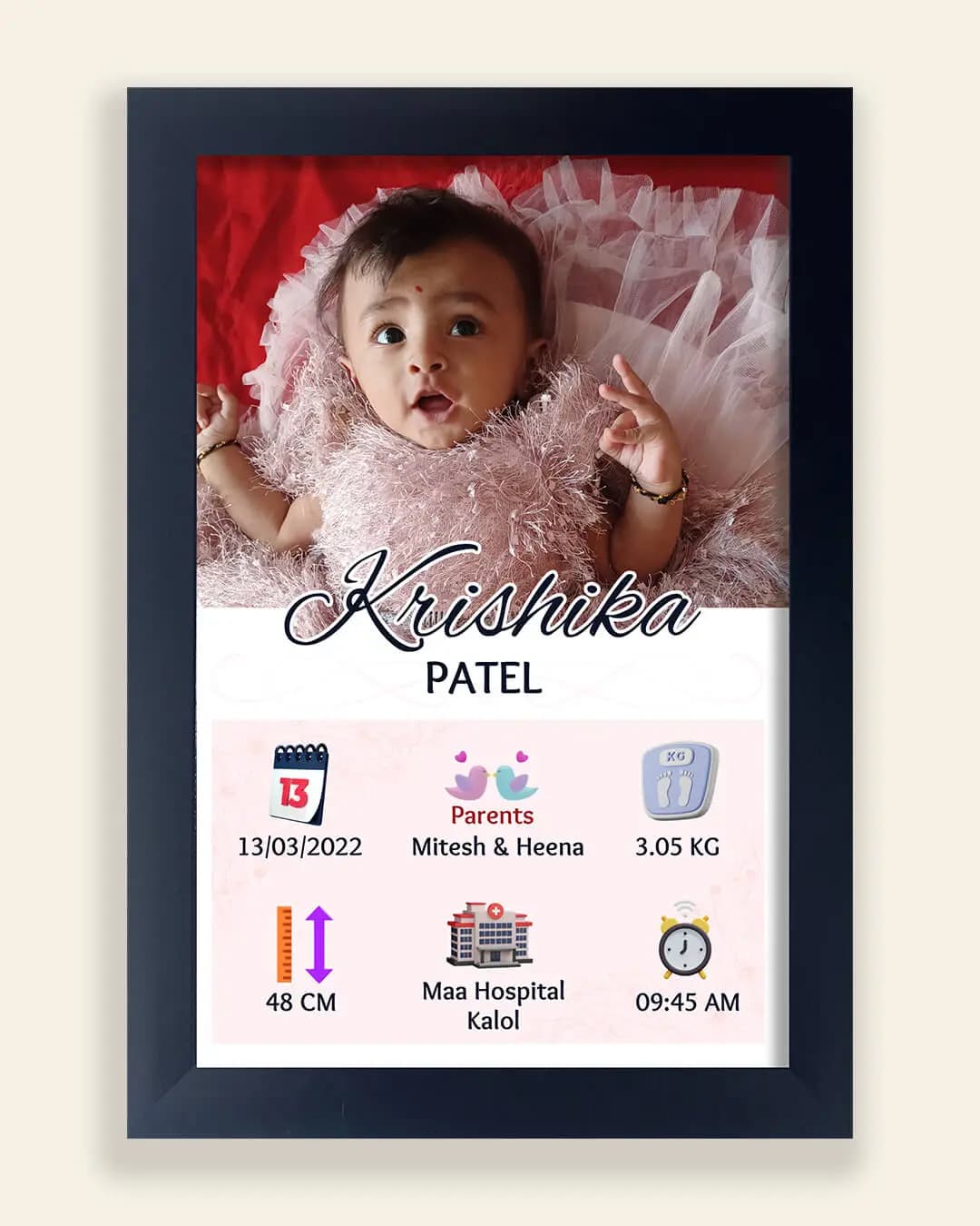 Customized Baby Photo Frame product image