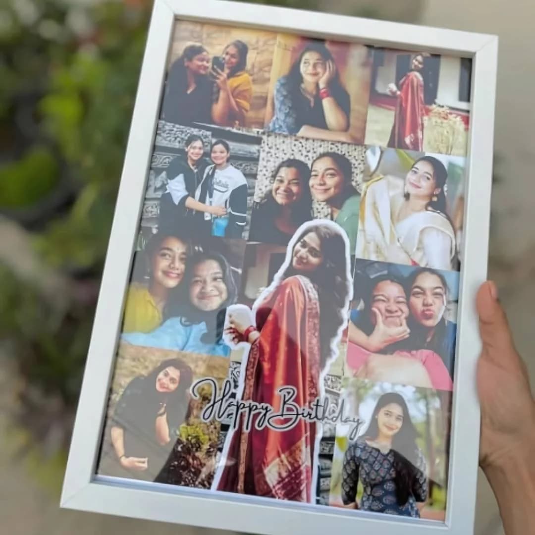 Customized Birthday Collage Photo Frame product image